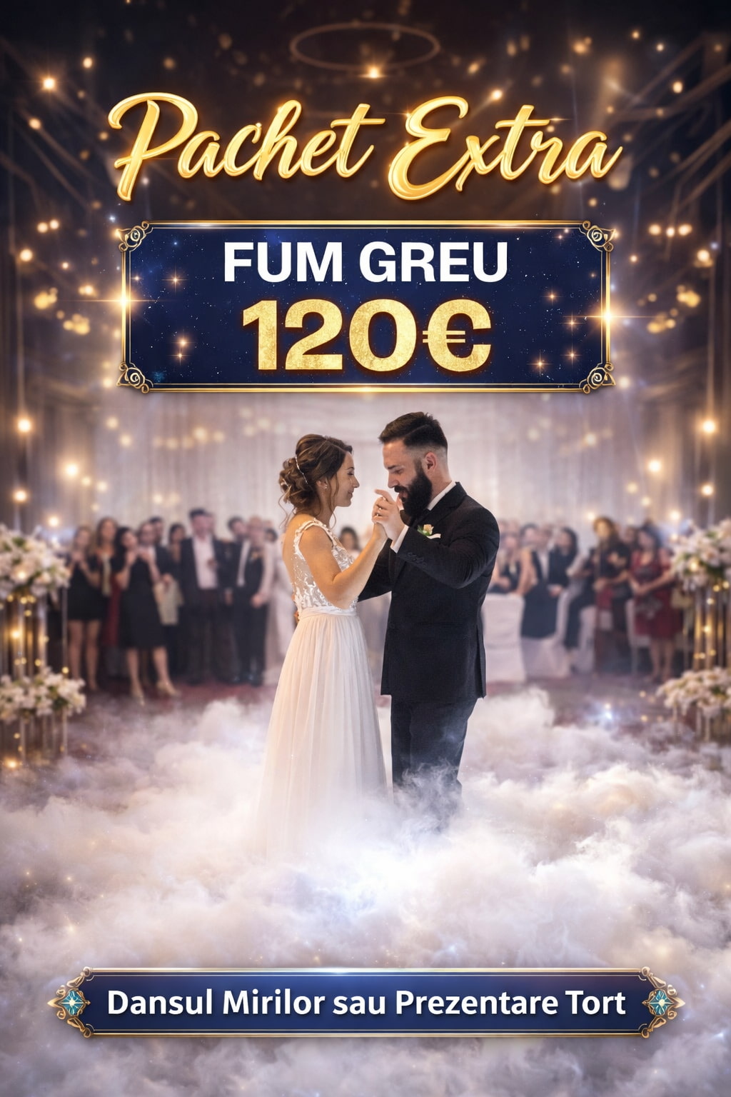 Fum greu — dansul mirilor (gheață carbonică) — fotografia 1